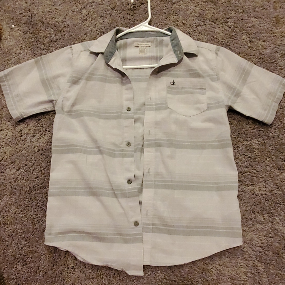 Boys button down CK shirt